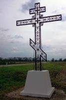 сварной крест на могилу 1